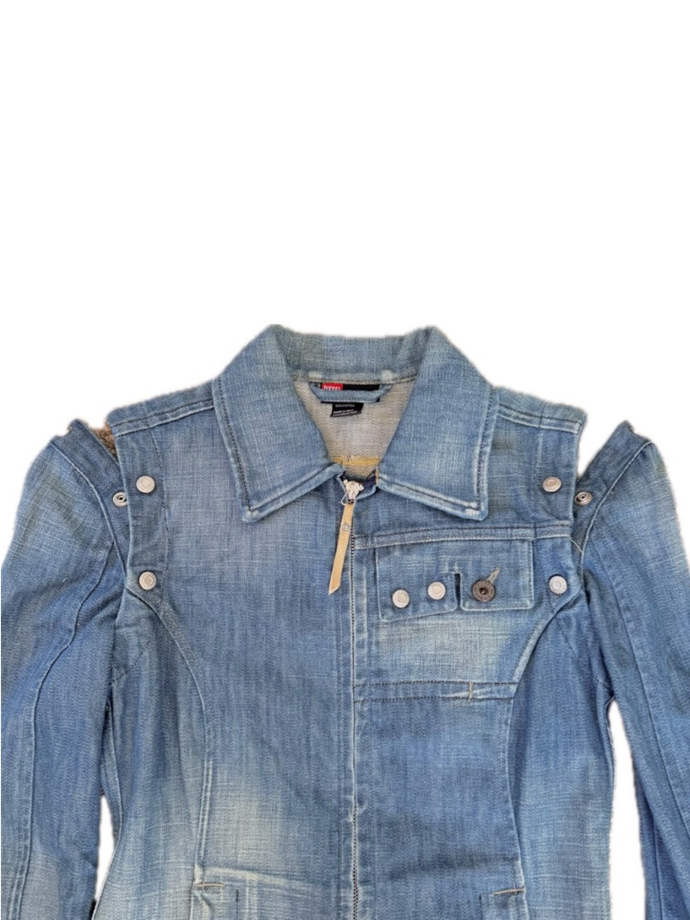 Unique Diesel Denim Jacket, Made in Italy
